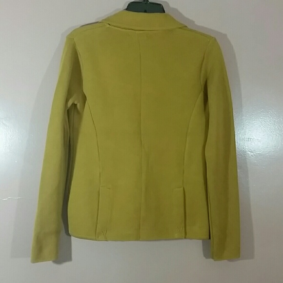 Milano Mustard Spice Cardigan Blazer - Picture 7 of 8